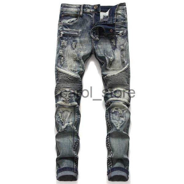 men's jeans biker skinny jeans men jean homme denim ripped spijkerbroeken heren stretch pants slim fit trousers locomotive hip hop fash, Blue
men's jeans biker skinny jeans men jean homme denim ripped spijkerbroeken heren stretch pants slim fit trousers locomotive hip hop fash, Blue