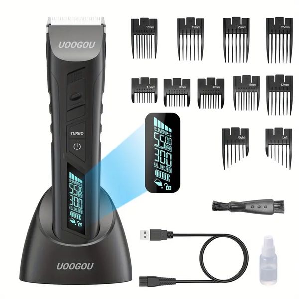 electric hair clippers for men professional hair clipper beard trimmer rechargeable cordless haircut machine with 11 guide combs, charging s
electric hair clippers for men professional hair clipper beard trimmer rechargeable cordless haircut machine with 11 guide combs, charging s