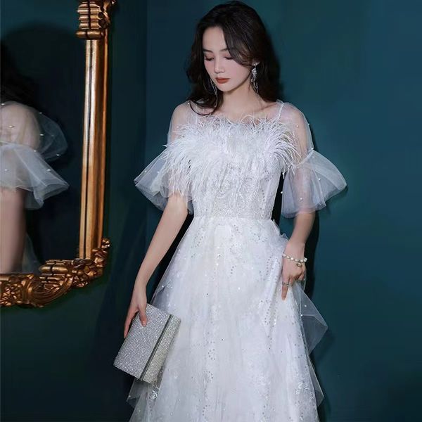 new arrival elegant feather evening dresses shiny blingbling white long caftan mariage crystals beading evening gowns vestidos formales 2023, Black;red
new arrival elegant feather evening dresses shiny blingbling white long caftan mariage crystals beading evening gowns vestidos formales 2023, Black;red