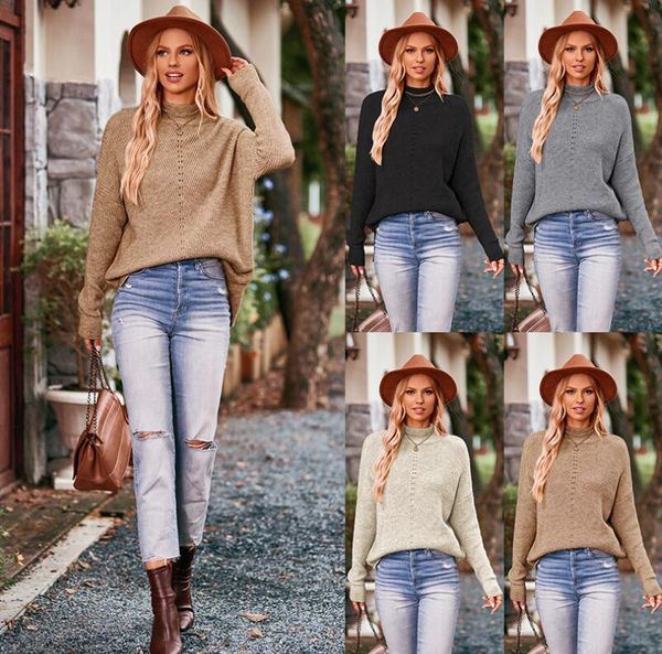 women's sweaters 2023 autumn new women's fashion solid color half high neck women's knitwear hollow out women's sweater, White;black
women's sweaters 2023 autumn new women's fashion solid color half high neck women's knitwear hollow out women's sweater, White;black