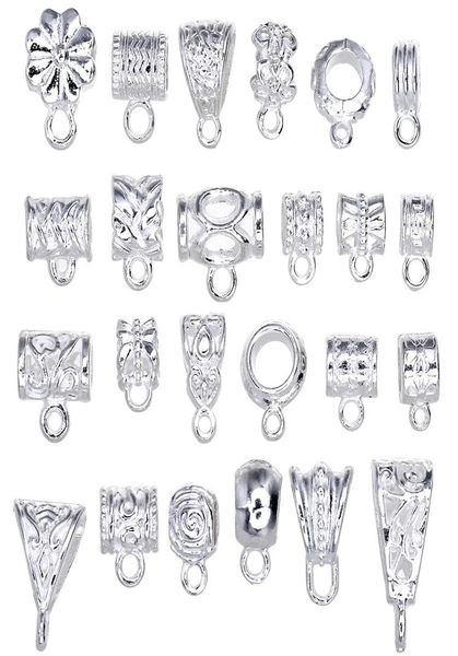 24pcs mix tibetan white silversilver color connectors bails big hole beads fit european charm bracelet pendant1359961, Black
24pcs mix tibetan white silversilver color connectors bails big hole beads fit european charm bracelet pendant1359961, Black