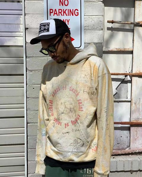 saint michael ouyang nana same sweater hand-painted graffiti retro hole street rock loose hoodie casual fashion fleece sweater t230806, Black
saint michael ouyang nana same sweater hand-painted graffiti retro hole street rock loose hoodie casual fashion fleece sweater t230806, Black
