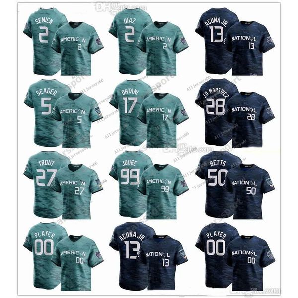 all-star 2023 baseball jersey 99 aaron judge 11 rafael devers 25 byron buxton 17 shohei ohtani 27 mike trout corbin carroll 13 ronald, Black;yellow
all-star 2023 baseball jersey 99 aaron judge 11 rafael devers 25 byron buxton 17 shohei ohtani 27 mike trout corbin carroll 13 ronald, Black;yellow