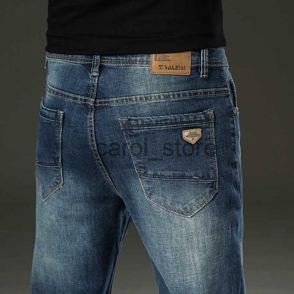men's jeans 2023 new spring summer men's slim elastic pants fashion business denim for stretch men jeans vaqueros hombre j230806, Blue
men's jeans 2023 new spring summer men's slim elastic pants fashion business denim for stretch men jeans vaqueros hombre j230806, Blue
