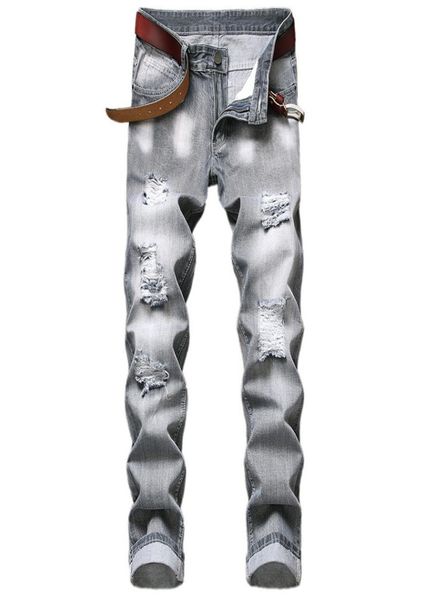 men039s slim fit distressed grey jeans straight leg ripped men denim pants regular cotton jean destroyed pant hip hop casual bi8896682, Blue
men039s slim fit distressed grey jeans straight leg ripped men denim pants regular cotton jean destroyed pant hip hop casual bi8896682, Blue