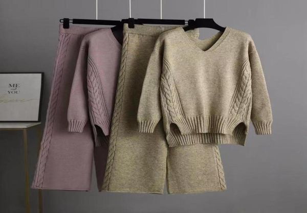 women039s two piece pants winter solid vneck knitted suit casual twopiece set sweater high waist autumn female outfit 59433571, White
women039s two piece pants winter solid vneck knitted suit casual twopiece set sweater high waist autumn female outfit 59433571, White