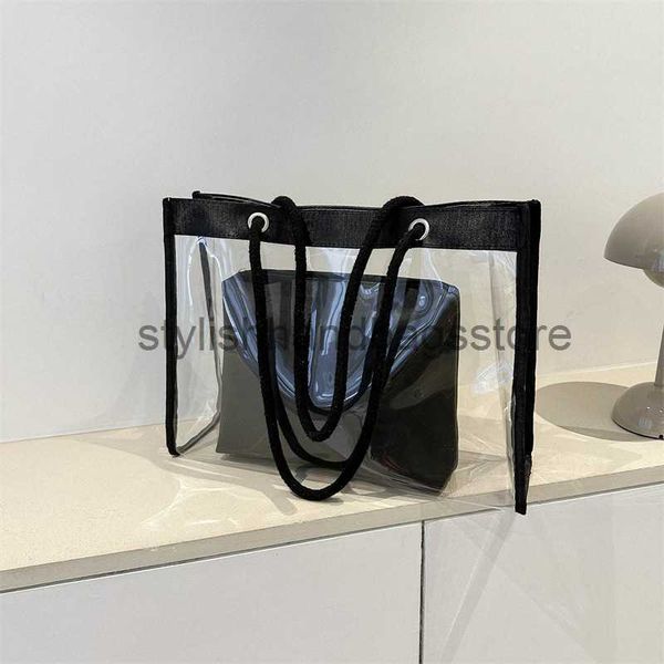 shoulder large capacity mother and child 2023 summer new fashionable transparent one underarm fashion simple solid tote bagstylishhandbagsst
shoulder large capacity mother and child 2023 summer new fashionable transparent one underarm fashion simple solid tote bagstylishhandbagsst