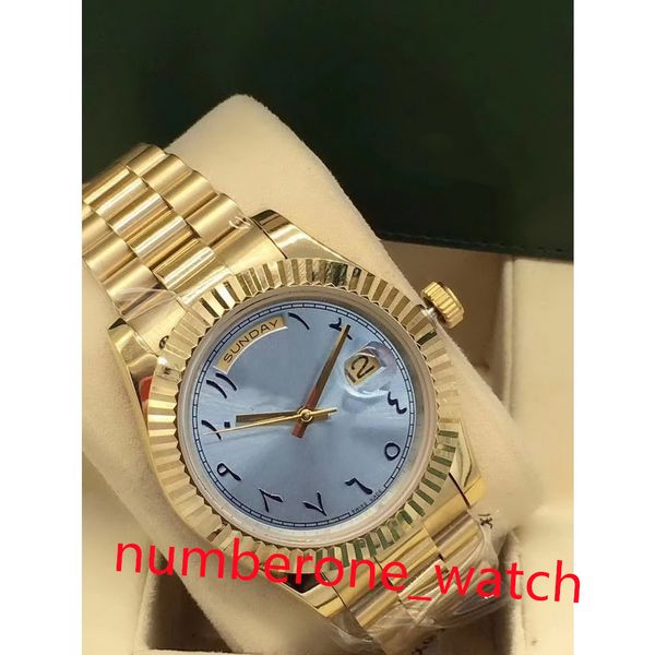 watch men arabic numerals dial 41mm watches automatic mechanical movement new version gold silver day-date sapphire glass luminous waterproo, Slivery;brown
watch men arabic numerals dial 41mm watches automatic mechanical movement new version gold silver day-date sapphire glass luminous waterproo, Slivery;brown