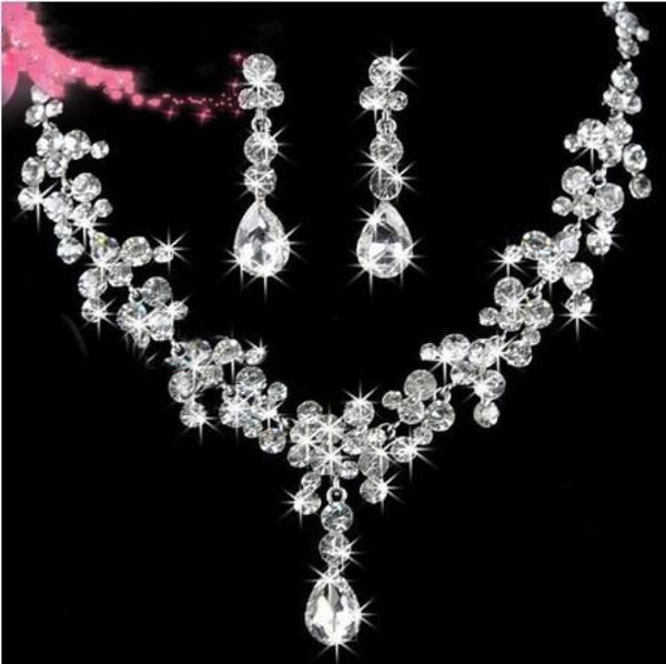 stock 2022 luxury crystals jewerly two pieces earrings necklace rhinestone wedding bridal sets jewelry set3405871, White
stock 2022 luxury crystals jewerly two pieces earrings necklace rhinestone wedding bridal sets jewelry set3405871, White