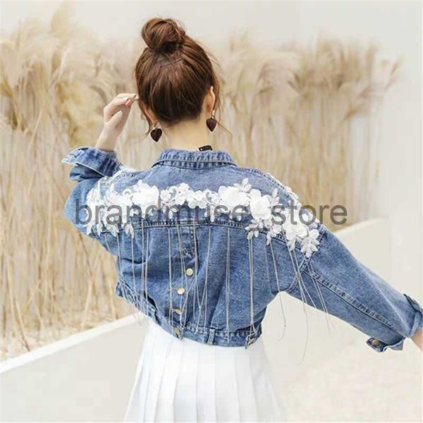 women's jackets flowers tassels retro women denim jackets button y2k short coats spring jacket korean fashion streetwear new harajuku j, Black;brown
women's jackets flowers tassels retro women denim jackets button y2k short coats spring jacket korean fashion streetwear new harajuku j, Black;brown