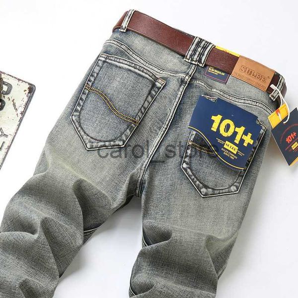 men's jeans 2023 sulee brand men's fashion business casual stretch slim jeans classic trousers denim pants male black blue j230806
men's jeans 2023 sulee brand men's fashion business casual stretch slim jeans classic trousers denim pants male black blue j230806