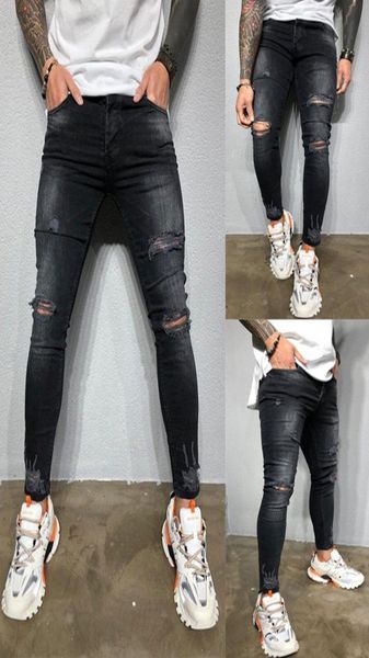 stretch ripped jeans men 2020 brand new black skinny holes denim trousers casual slim fit hip hop destroyed pencil pants sxxxl t26052868, Blue
stretch ripped jeans men 2020 brand new black skinny holes denim trousers casual slim fit hip hop destroyed pencil pants sxxxl t26052868, Blue