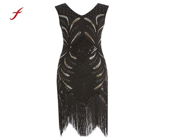 dress women vintage 1920s flapper costume vneckline fringed sequin dress black slim soft touch dresses summer new arrival 20198978445, Black;gray
dress women vintage 1920s flapper costume vneckline fringed sequin dress black slim soft touch dresses summer new arrival 20198978445, Black;gray