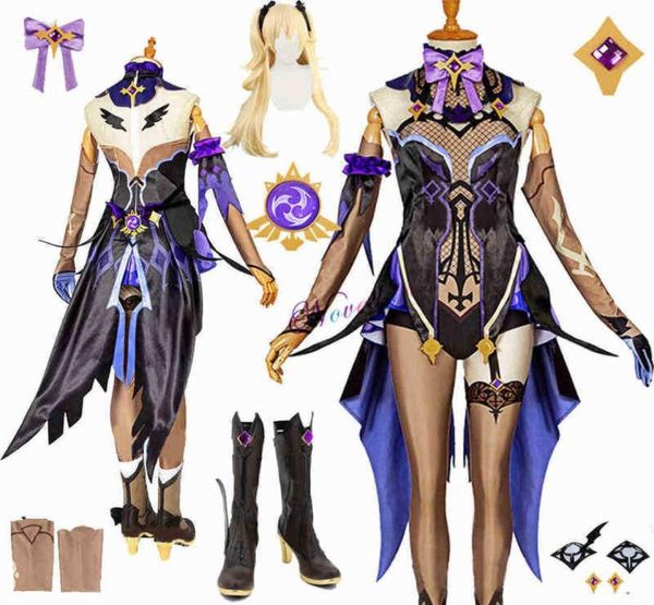 anime costumes game genshin impact fischl cosplay cold uniform anime wig shoes halloween party dress outfit for women girls j9934565, Black
anime costumes game genshin impact fischl cosplay cold uniform anime wig shoes halloween party dress outfit for women girls j9934565, Black