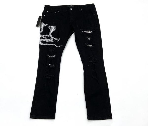 men039s jeans high street classic black snake puzzle selfcultivation ripped with small feet foreign trade pants9351015, Blue
men039s jeans high street classic black snake puzzle selfcultivation ripped with small feet foreign trade pants9351015, Blue
