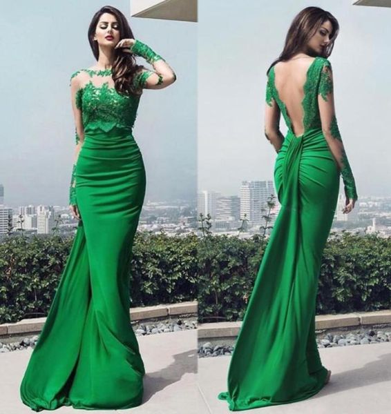 2020 backless evening dresses mermaid illusion long sleeves dubai prom dress lace formal party gowns maxi dress2972557, Black
2020 backless evening dresses mermaid illusion long sleeves dubai prom dress lace formal party gowns maxi dress2972557, Black