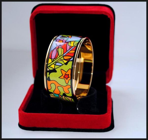 dream garden series 18k goldplated enamel bangle bracelet for woman bracelets bangles width 30 mm fashion jewelry as 5688455, Golden;silver
dream garden series 18k goldplated enamel bangle bracelet for woman bracelets bangles width 30 mm fashion jewelry as 5688455, Golden;silver