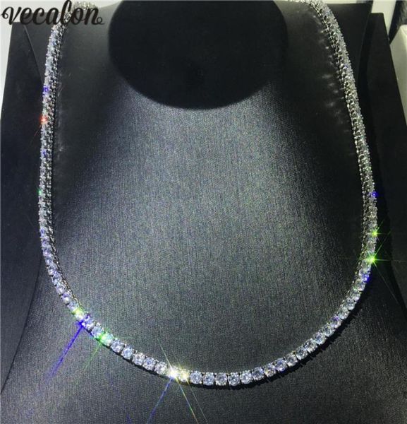 vecalon luxury tennis necklace white gold filled full 4mm 5a cz party wedding necklaces for women men hiphop jewelry gift9935981, Black
vecalon luxury tennis necklace white gold filled full 4mm 5a cz party wedding necklaces for women men hiphop jewelry gift9935981, Black