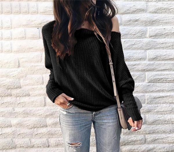long lantern sleeve shoulder t shirts solid color loose tees autumn hoodie for women clothes6722518, White
long lantern sleeve shoulder t shirts solid color loose tees autumn hoodie for women clothes6722518, White