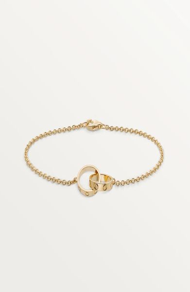 high edition titanium steel charm bracelets love bracelets for women girls ladies gift designer jewelry classic design double loop4543702, Golden;silver
high edition titanium steel charm bracelets love bracelets for women girls ladies gift designer jewelry classic design double loop4543702, Golden;silver