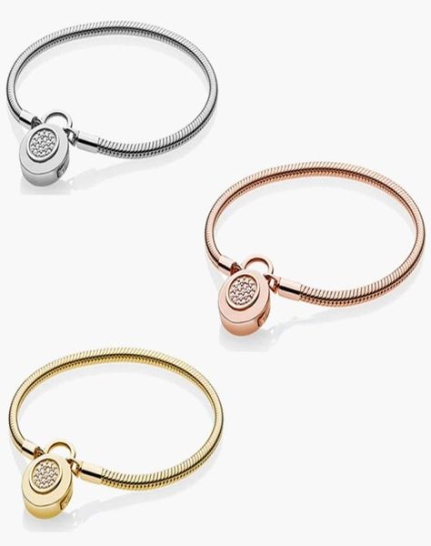 fine jewelry authentic 925 sterling silver bead fit p charm bracelets round lock bone chain bracelet safety chain pendant diy beads5013206, Black
fine jewelry authentic 925 sterling silver bead fit p charm bracelets round lock bone chain bracelet safety chain pendant diy beads5013206, Black