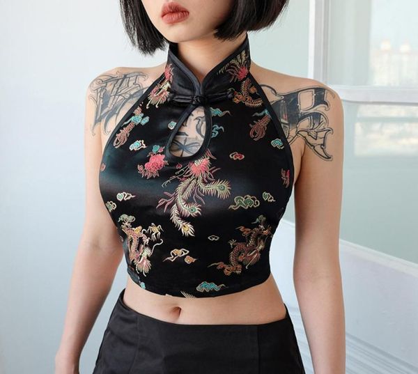 weania backless lace up crop turtleneck tank 2018 summer women sleeveless sheath vintage print china style tank 892132, White
weania backless lace up crop turtleneck tank 2018 summer women sleeveless sheath vintage print china style tank 892132, White