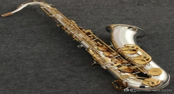 new tenor saxophone musical instruments bb tone nickel silver plated tube gold key sax with case mouthpiece2232124
new tenor saxophone musical instruments bb tone nickel silver plated tube gold key sax with case mouthpiece2232124