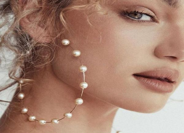 fashion women faux pearl beaded charm big hoop earrings statement jewelry gift6511561, Golden;silver
fashion women faux pearl beaded charm big hoop earrings statement jewelry gift6511561, Golden;silver