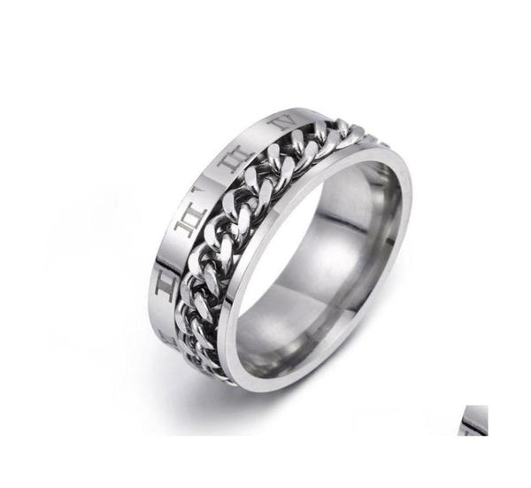 cluster rings cluster rings european style roman numeral stainless steel ring mtiple colour rotating chain mens male jewelry acces5050271, Golden;silver
cluster rings cluster rings european style roman numeral stainless steel ring mtiple colour rotating chain mens male jewelry acces5050271, Golden;silver