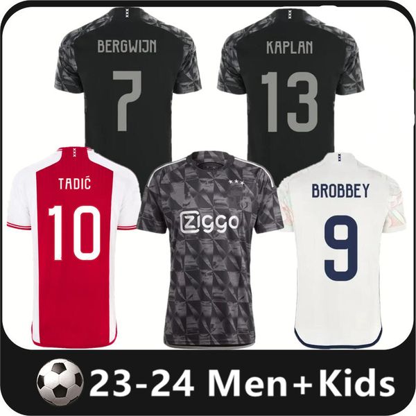 23 24 soccer jerseys tadic brobbey berghuis black marley kit klaassen bergwijn cruyff 2023 2024 home away football shirt men kids kit unifor, Black;yellow
23 24 soccer jerseys tadic brobbey berghuis black marley kit klaassen bergwijn cruyff 2023 2024 home away football shirt men kids kit unifor, Black;yellow