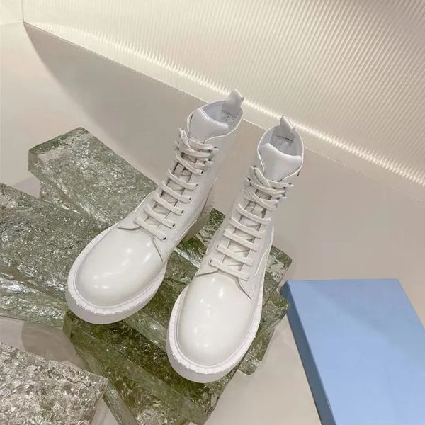 boots leather ankle combat boots platform wedges lace-up round toe block heels flat booties chunky luxury designer for women factory footwea, Black
boots leather ankle combat boots platform wedges lace-up round toe block heels flat booties chunky luxury designer for women factory footwea, Black