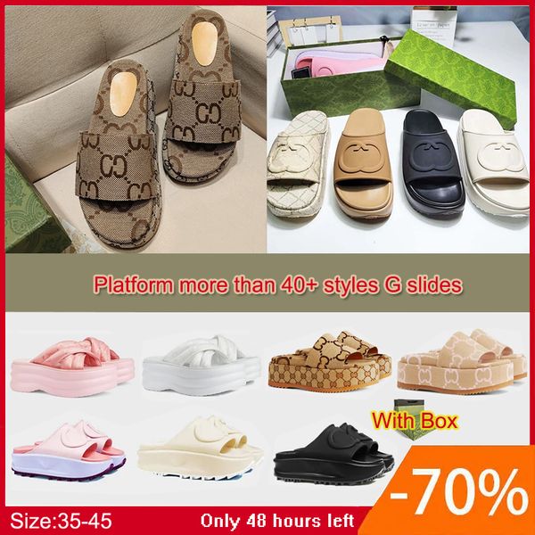2023 slipper womens fashion embroidered canvas designer slides slip on slippers girls 60mm canvas covered platform sandals dust bags 35-45, Black
2023 slipper womens fashion embroidered canvas designer slides slip on slippers girls 60mm canvas covered platform sandals dust bags 35-45, Black