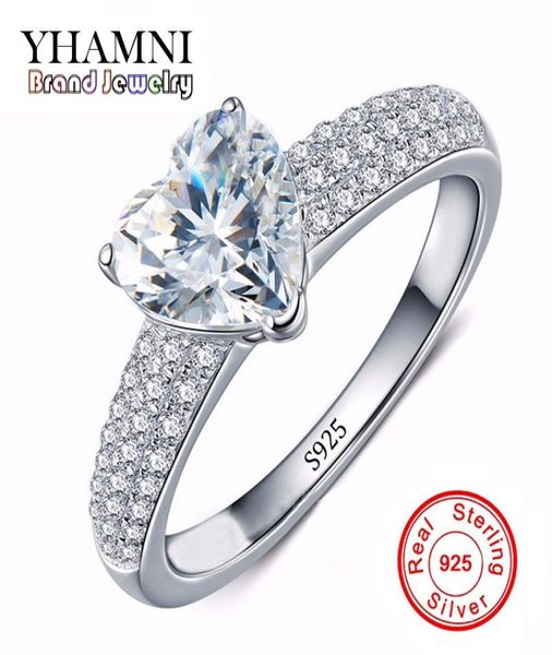 yhamni fine jewelry solid silver rings for women real 925 silver wedding rings set heart sona cz diamond engagement ring jewelry a4087786, Slivery;golden
yhamni fine jewelry solid silver rings for women real 925 silver wedding rings set heart sona cz diamond engagement ring jewelry a4087786, Slivery;golden