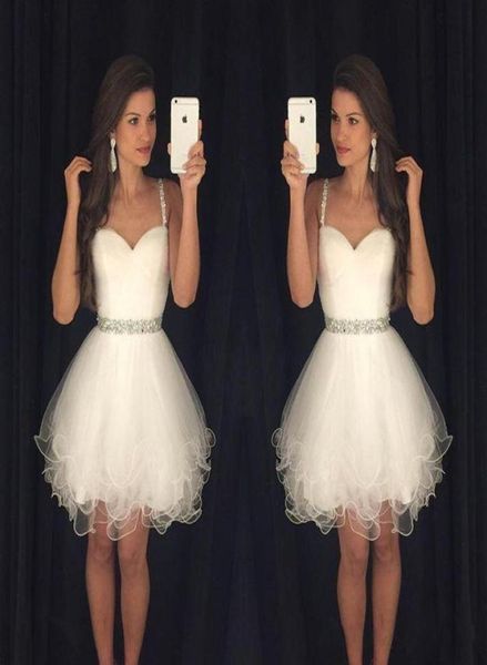 2019 little white homecoming dresses spaghetti straps with beads tulle cocktail dresses formal party dresses prom gowns for women3484469, Blue;pink
2019 little white homecoming dresses spaghetti straps with beads tulle cocktail dresses formal party dresses prom gowns for women3484469, Blue;pink