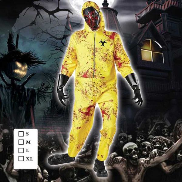 theme costume halloween scary bloody cosplay comes radiation protective outfits carnival party suit jumpsuit gas mask zombie long sleeve l23, Black;red
theme costume halloween scary bloody cosplay comes radiation protective outfits carnival party suit jumpsuit gas mask zombie long sleeve l23, Black;red