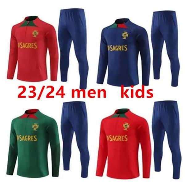 23 24 portugal kids tracksuit joao felix soccer jerseys training suit ruben neves bruno ronaldo fernandes portugieser 23 portuguese tracksui, Black
23 24 portugal kids tracksuit joao felix soccer jerseys training suit ruben neves bruno ronaldo fernandes portugieser 23 portuguese tracksui, Black