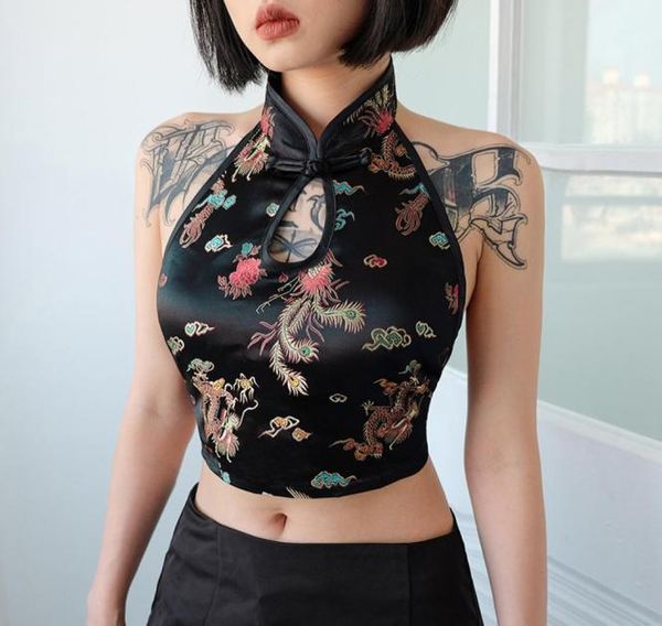 weania backless lace up crop turtleneck tank 2018 summer women sleeveless sheath vintage print china style tank 685373, White
weania backless lace up crop turtleneck tank 2018 summer women sleeveless sheath vintage print china style tank 685373, White