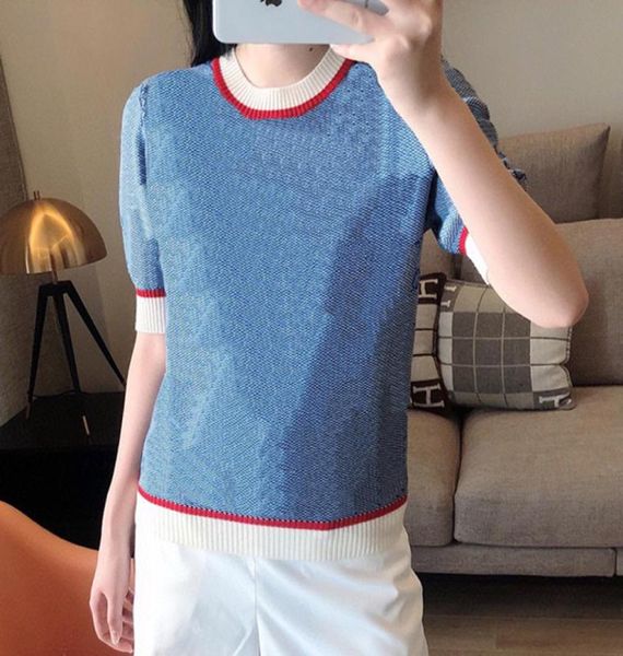 women knits tees morandi knit t shirt fashion summer short sleeves casual 29515737819173, White
women knits tees morandi knit t shirt fashion summer short sleeves casual 29515737819173, White