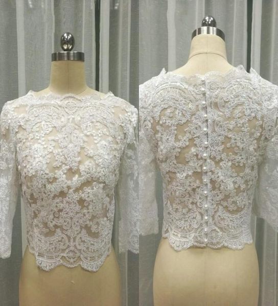 in stock lace wedding jackets for women 34 long sleeve lace bolero bateau pearls wedding jacket plus size7871551, White
in stock lace wedding jackets for women 34 long sleeve lace bolero bateau pearls wedding jacket plus size7871551, White