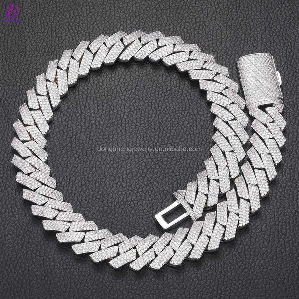 pass diamond tester 925 silver fashion jewelry hip hop necklaces 14/15/16mm 3rows vvs moissanite diamond cuban link chain
pass diamond tester 925 silver fashion jewelry hip hop necklaces 14/15/16mm 3rows vvs moissanite diamond cuban link chain