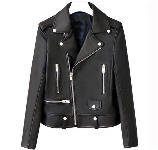 women biker moto jacket 2021 spring autumn slim long sleeve turn down collar faux leather coat ladies black outwear clothing women9027897
women biker moto jacket 2021 spring autumn slim long sleeve turn down collar faux leather coat ladies black outwear clothing women9027897