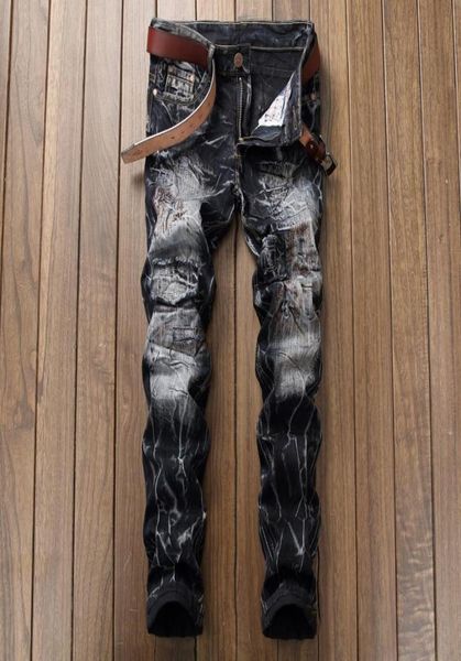 fashion mens blenched black jeans designer tie dye scratched straight leg denim pants slim fit biker hip hop trousres jb98904215024, Blue
fashion mens blenched black jeans designer tie dye scratched straight leg denim pants slim fit biker hip hop trousres jb98904215024, Blue