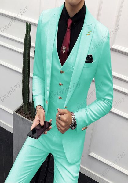 bridalaffair mint green single breasted suit groom wedding suits 3 pieces men dress suit dinner party prom suit jackets vest p2066304, Black;gray
bridalaffair mint green single breasted suit groom wedding suits 3 pieces men dress suit dinner party prom suit jackets vest p2066304, Black;gray