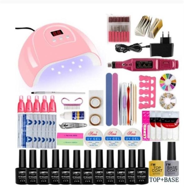 nail set uv led lamp dryer with 12pcs gel polish kit soak off manicure tools electric drill for art tools25552734277f9969444
nail set uv led lamp dryer with 12pcs gel polish kit soak off manicure tools electric drill for art tools25552734277f9969444