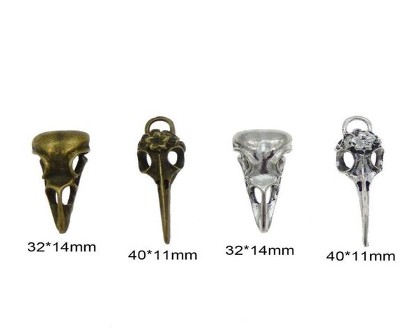 4pcs steampunk raven bird skull pendants charms necklace jewelry findings 32 14mm 40 11mm candy car pendants gift289c5098773, Bronze;silver
4pcs steampunk raven bird skull pendants charms necklace jewelry findings 32 14mm 40 11mm candy car pendants gift289c5098773, Bronze;silver