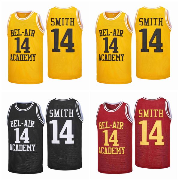 will smith #14 the fresh prince of bel air academy movie basketball jersey black yellow red size s-xxl, Black;red
will smith #14 the fresh prince of bel air academy movie basketball jersey black yellow red size s-xxl, Black;red