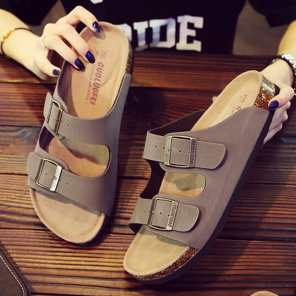 slippers men's pu leather mule clogs slippers soft cork two buckle slides footwear for men women 35-46 230804, Black
slippers men's pu leather mule clogs slippers soft cork two buckle slides footwear for men women 35-46 230804, Black