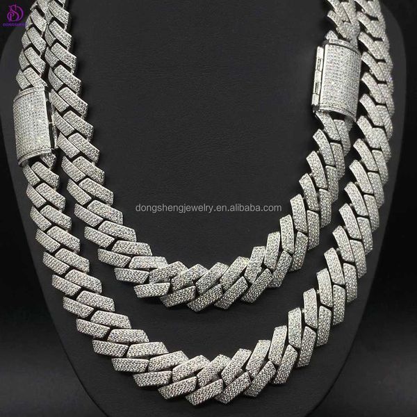 13mm 14mm 15mm 925 sterling silver miami cuban link chain vvs moissanite fashion jewelry necklaces
13mm 14mm 15mm 925 sterling silver miami cuban link chain vvs moissanite fashion jewelry necklaces