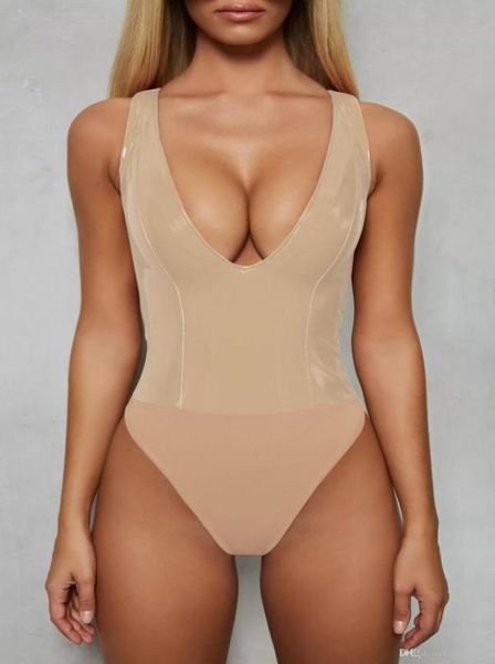 hisimple 2019 one pieces vneck pu leather skinny women bodysuit sleeveless patchwork summer romper women beach casual ladies2161329, Black;white
hisimple 2019 one pieces vneck pu leather skinny women bodysuit sleeveless patchwork summer romper women beach casual ladies2161329, Black;white