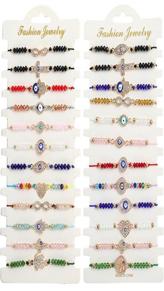 12pcs/set new blue evil eye bracelets for women crystal tree hand heart turtle charm beads rope string chain adjustable bangle fashion jewel, Golden;silver
12pcs/set new blue evil eye bracelets for women crystal tree hand heart turtle charm beads rope string chain adjustable bangle fashion jewel, Golden;silver